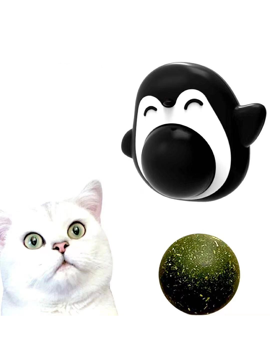 Pingüino con Bola de Catnip Giratoria 3