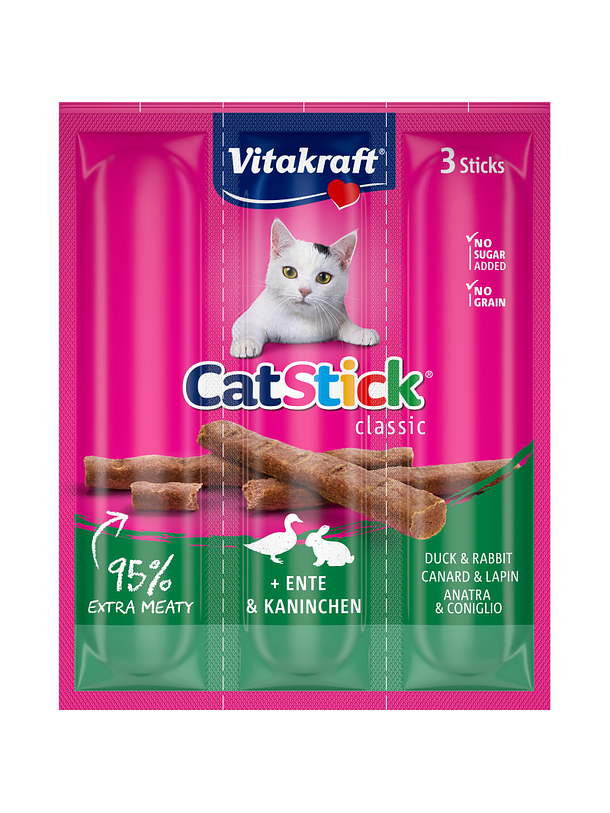 Vitakraft Cat Stick Conejo y Pato 1