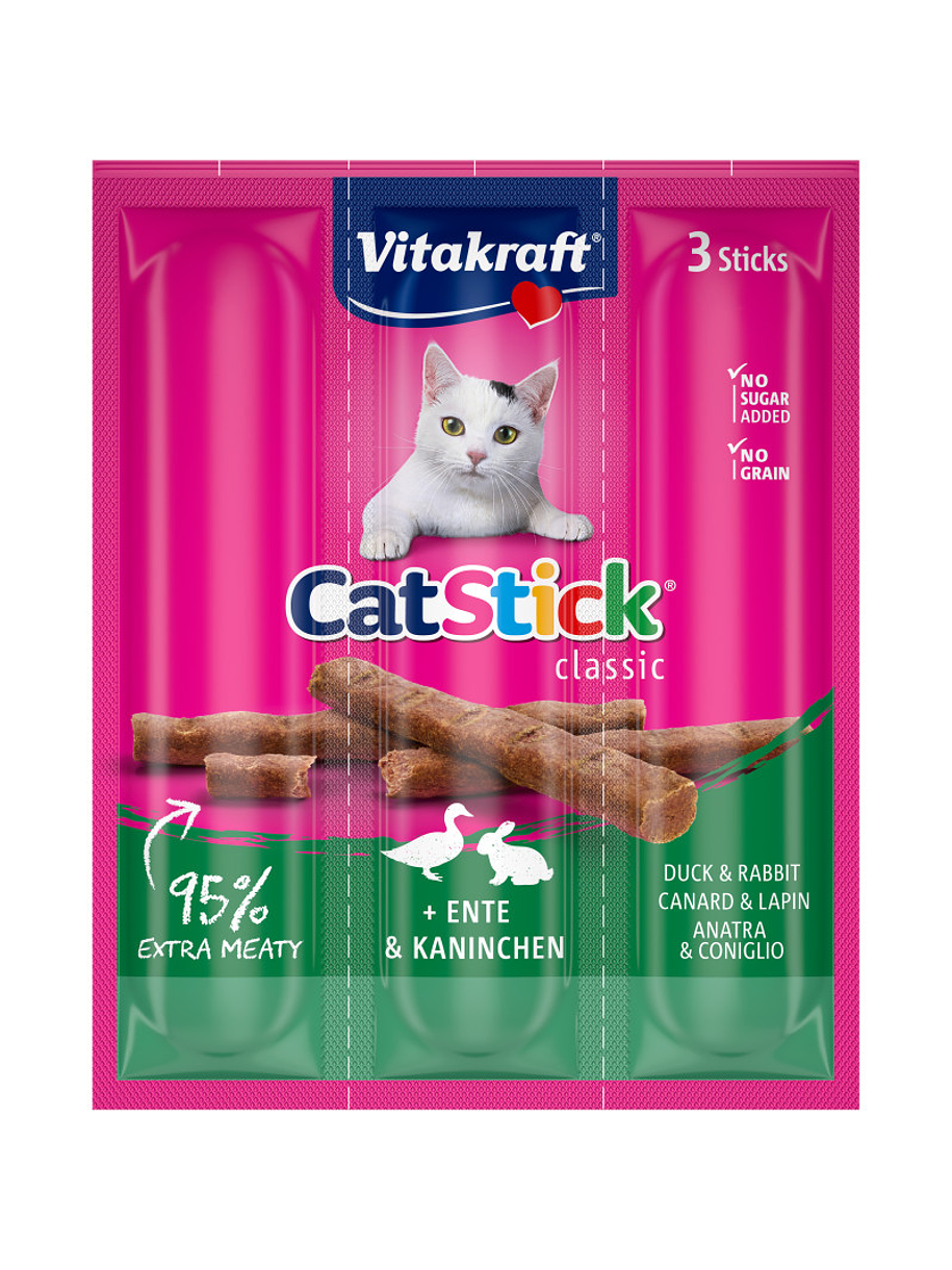 Vitakraft Cat Stick Conejo y Pato 1
