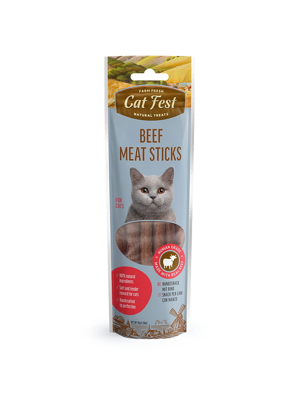 Cat Fest Sticks Vacuno 1