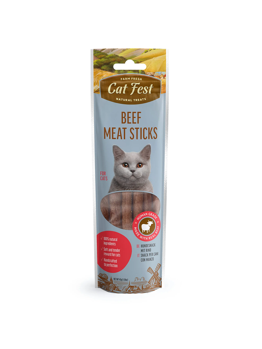 Cat Fest Sticks Vacuno 1