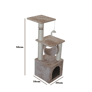 Rascador torre color Beige