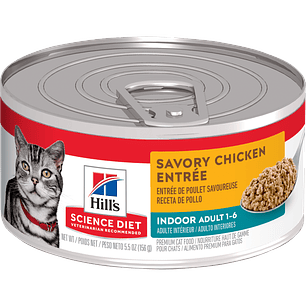 Hills Science Diet Gato Lata Adult Indoor Chicken 156g