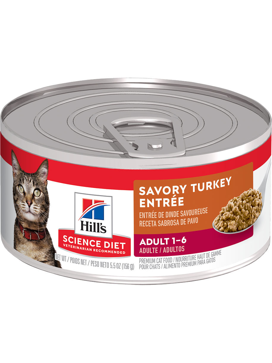 Hills Science Diet Gato Lata Pavo 156g 1
