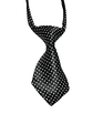 Corbata Para Mascotas Negra con Puntos Blancos - Miniatura 1