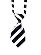 Corbata Para Mascotas Rayas Negras con Blanco - Miniatura 1