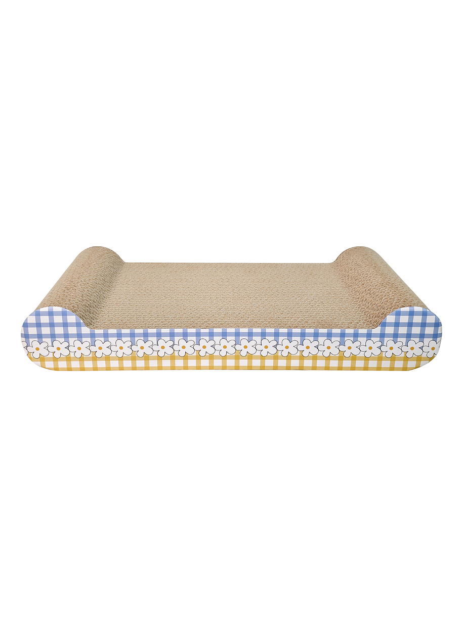 Rascador Estilo Cama Diseño de Flores 1