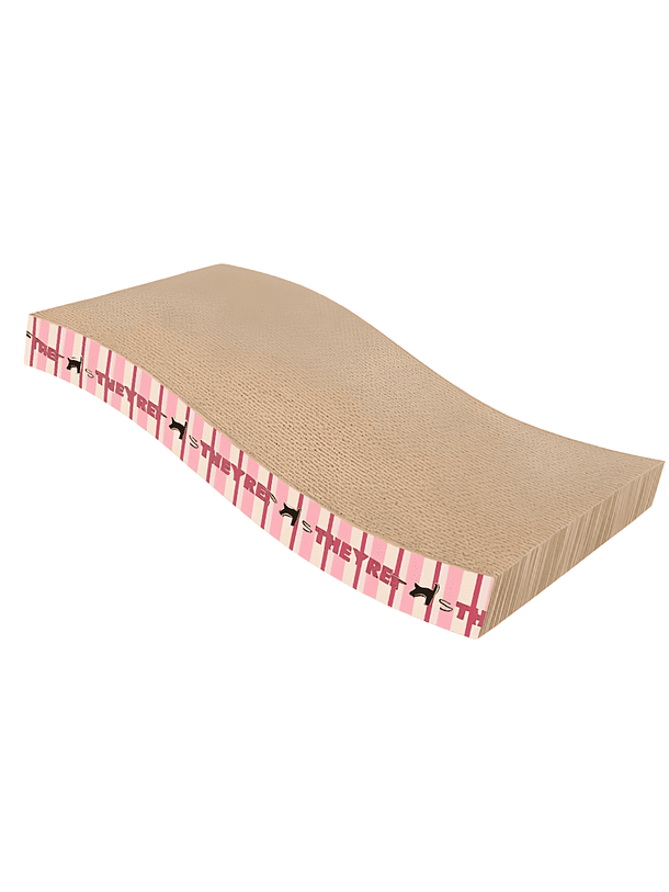 Rascador Ondulado Diseño de Gato 1