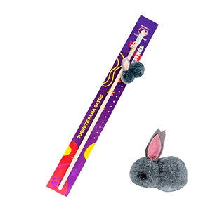 Varilla con Conejo Gris