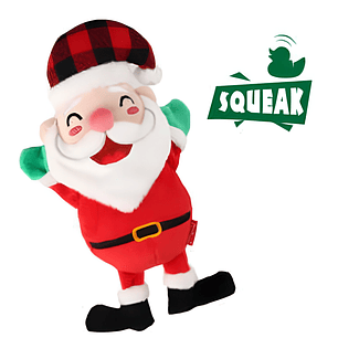 Gigwi Peluche Viejo Pascuero Tamaño Grande Para Mascotas