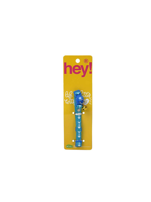 Hey! Collar Celeste con Pescados 2