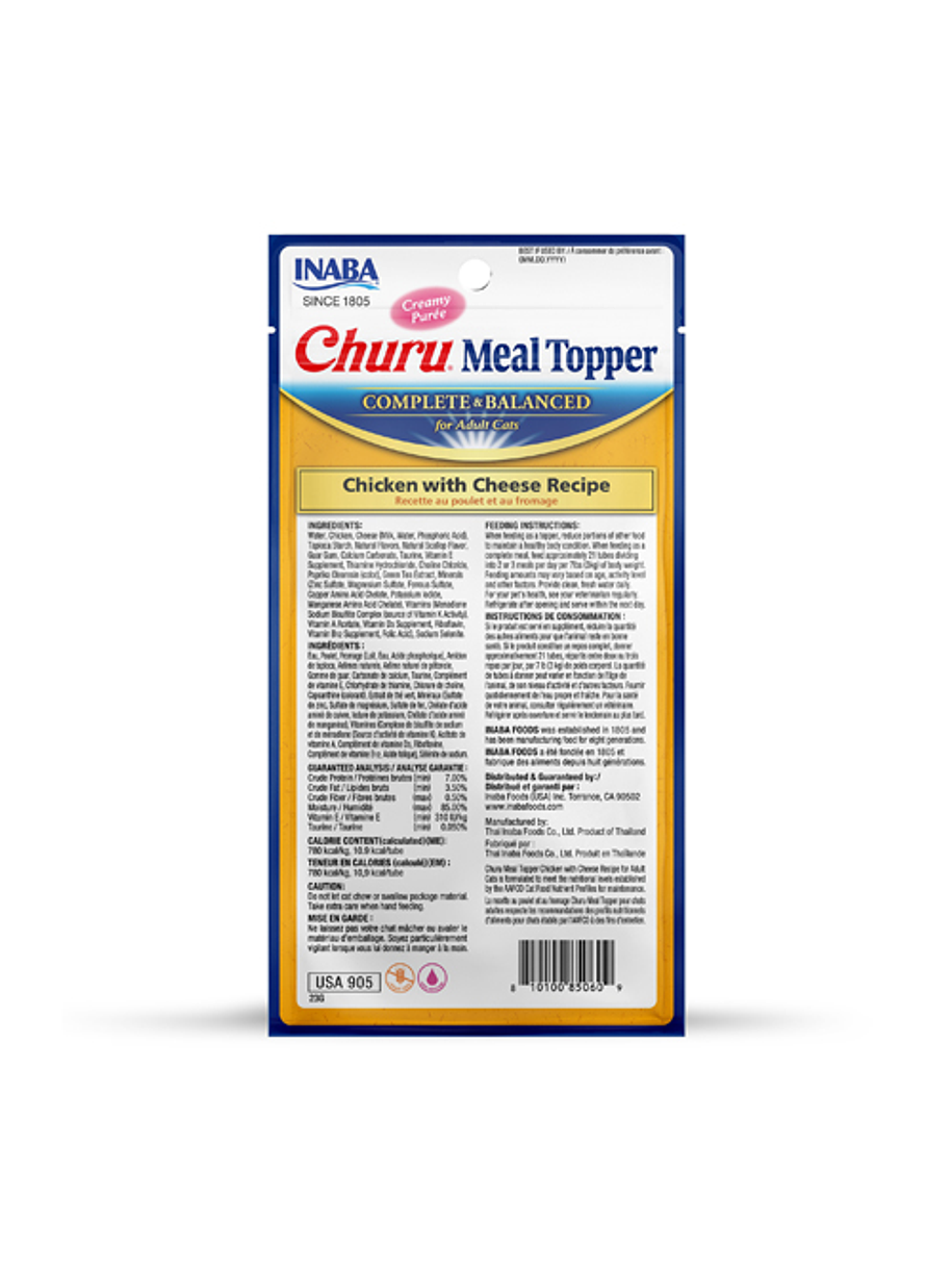 Churu Meal Topper Pollo con Queso 2
