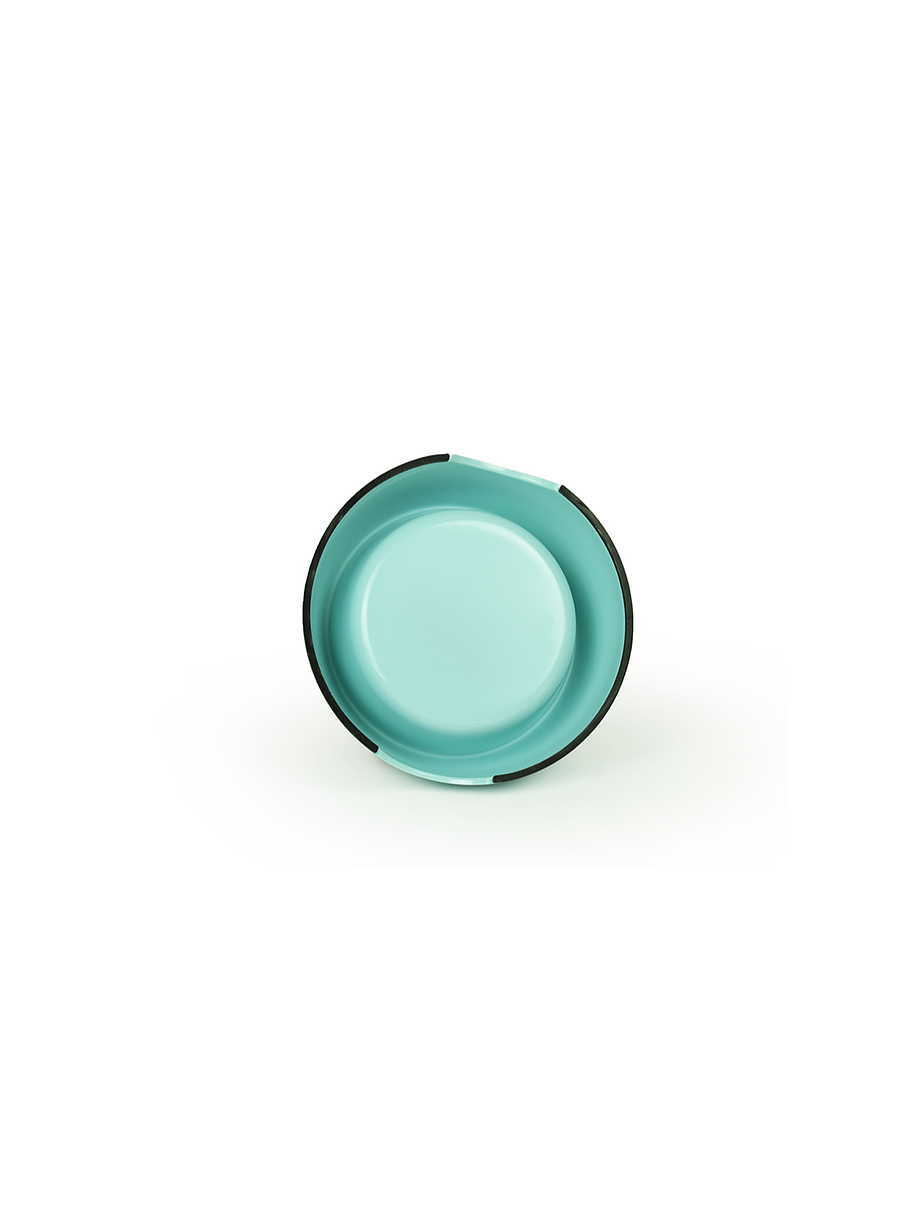 BRNX Plato de Acero Inoxidable y Melamina Celeste 3