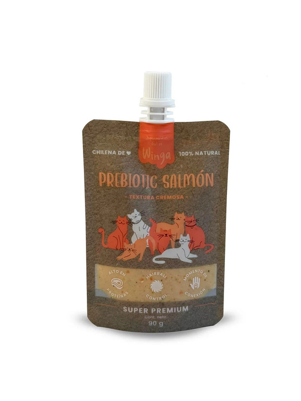 Winga Prebióticos con Salmón Para Gatos 1