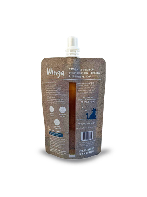 Winga Caldo de Huesos Renal Para Gatos 3