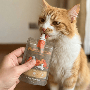 Winga Prebióticos con Salmón Para Gatos