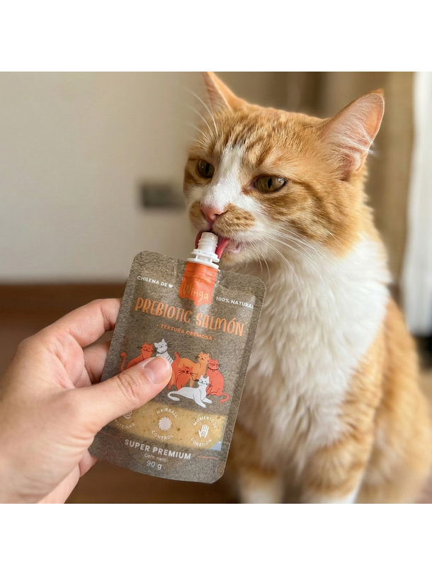 Winga Prebióticos con Salmón Para Gatos 2