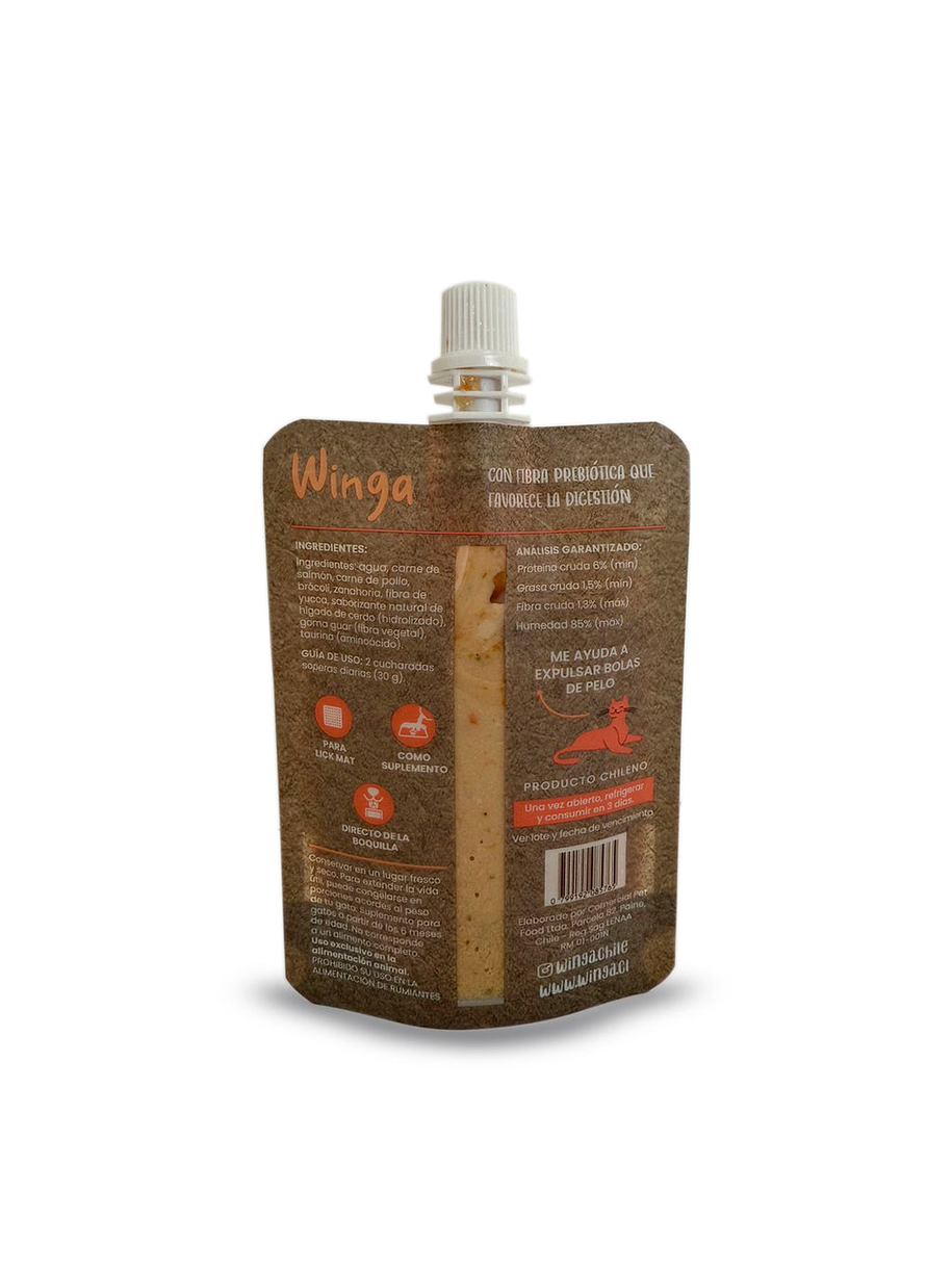 Winga Prebióticos con Salmón Para Gatos 3