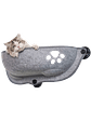 Nido Felino Colgante Gris Con Ventosas Para Ventana - Miniatura 1