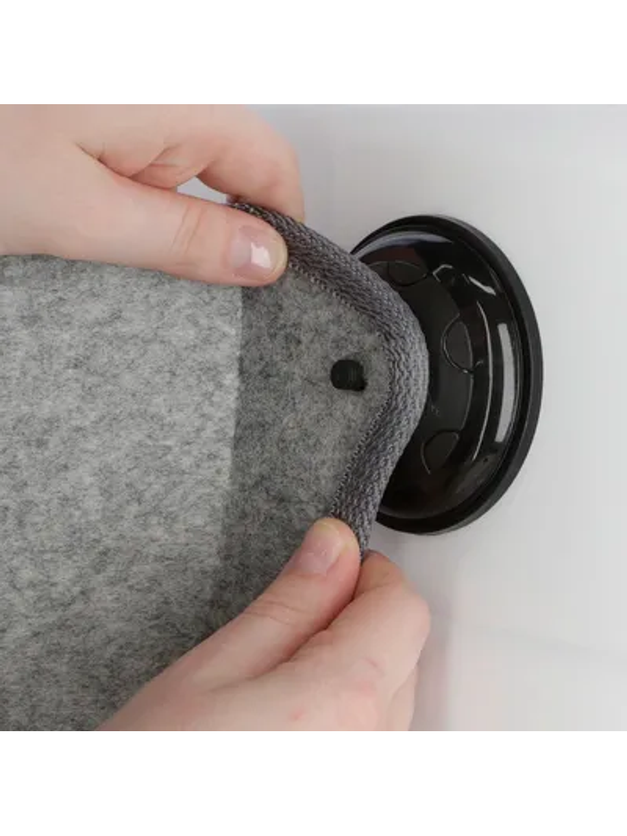 Nido Felino Colgante Gris Con Ventosas Para Ventana 3