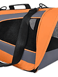 Bolso Naranjo De Cabina Para Mascotas 35x22x23 - Miniatura 1