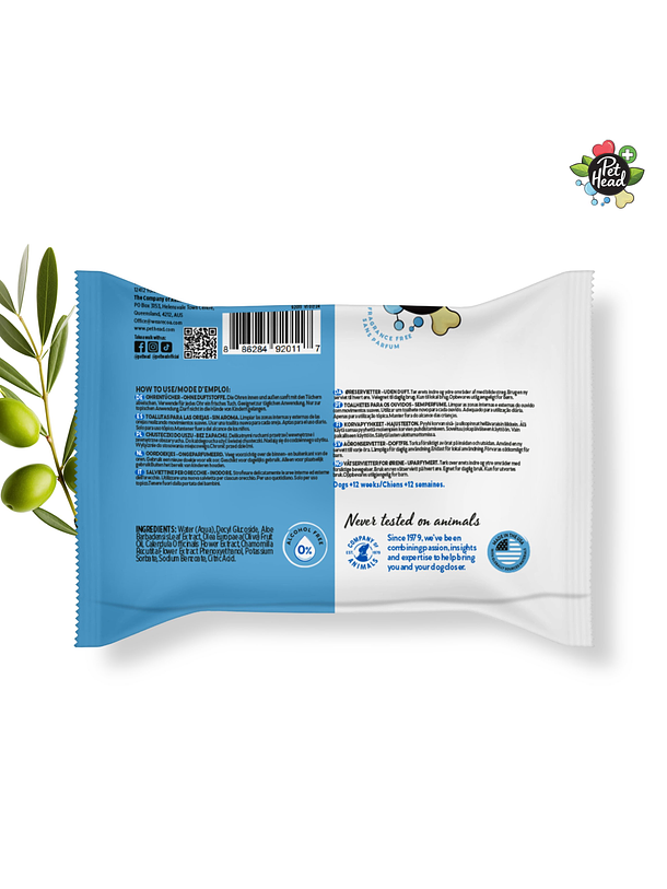 Pet Head Toallitas Para Oidos 2