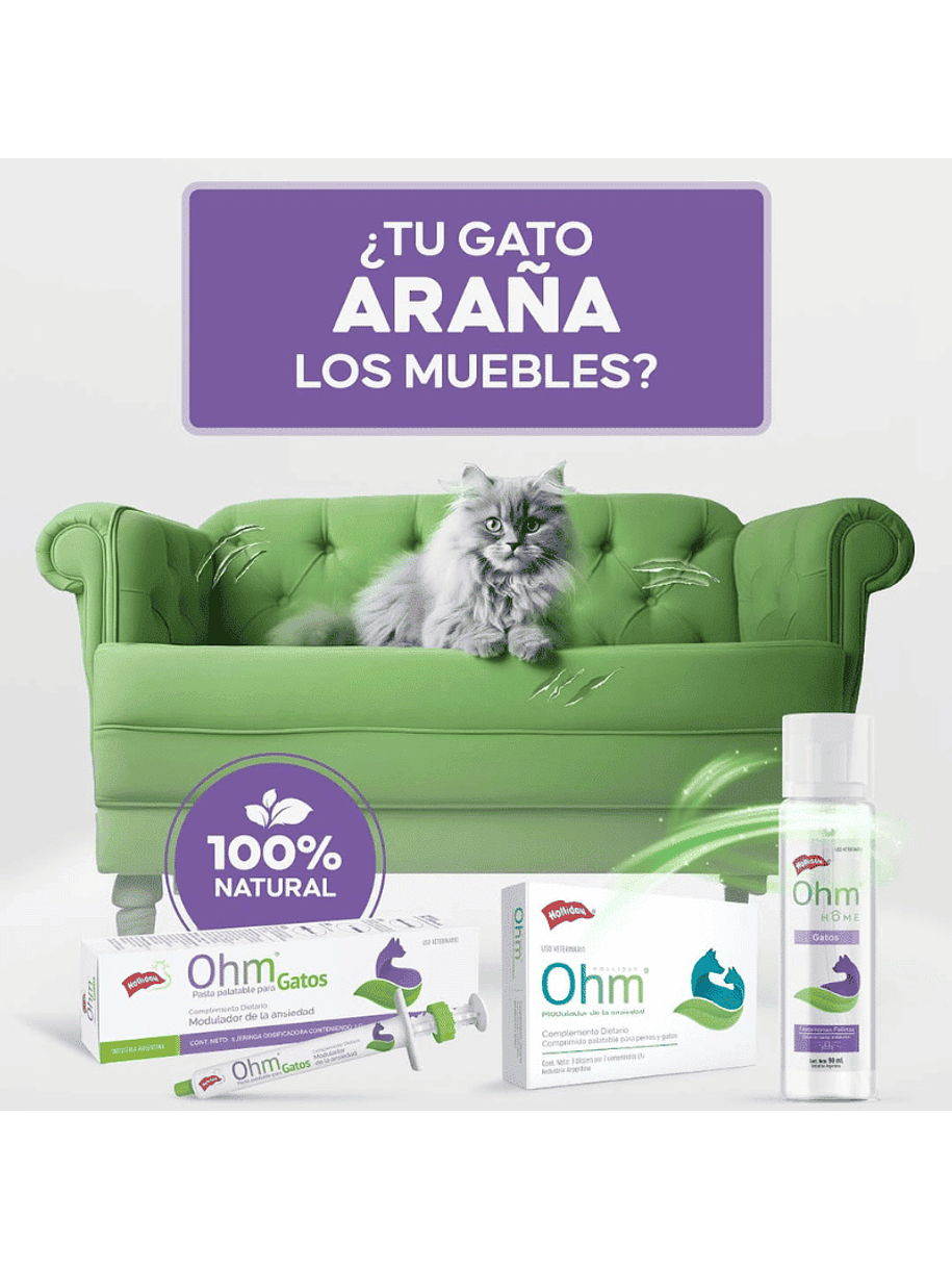 Ohm Spray Para Gatos Feromonas Felinas 2