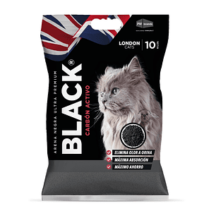 London Cats Black Arena con Carconita 10Kg