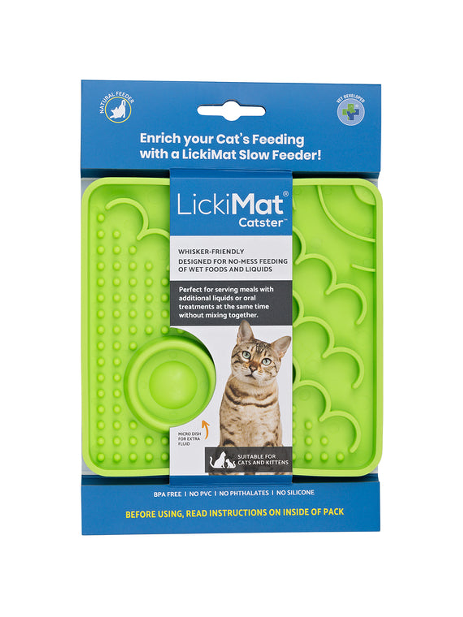 LickiMat Catster Comedero Verde 1