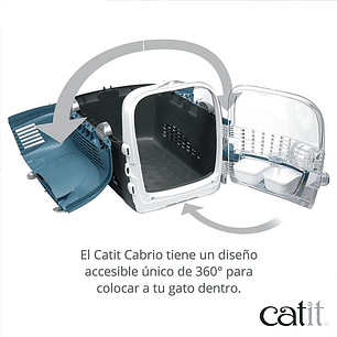 Catit Cabrio transportadora color Azul