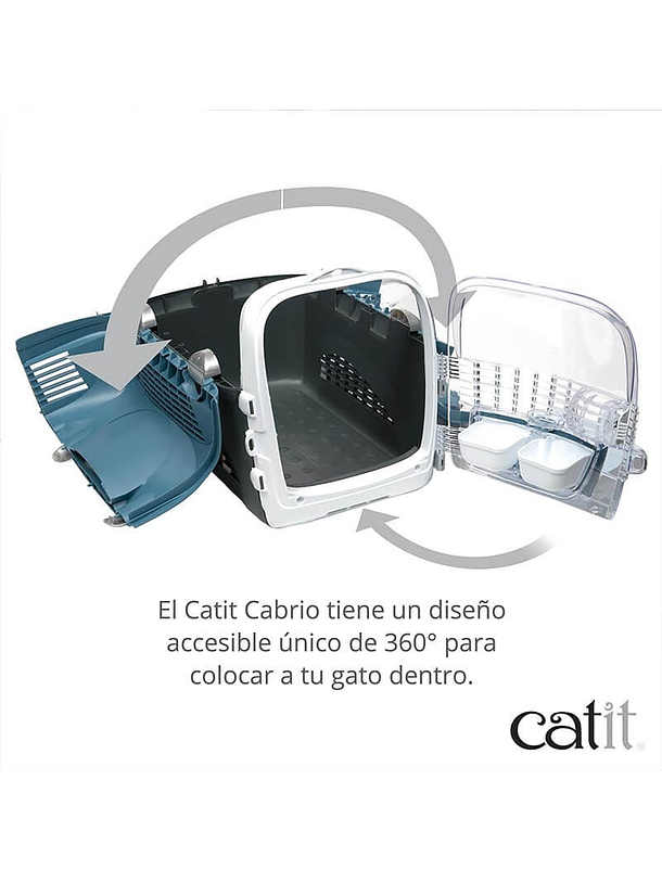 Catit Cabrio transportadora color Azul 2