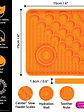 LickiMat Catster Comedero Naranja - Miniatura 2