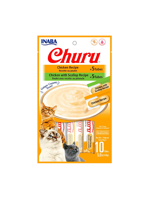 Churu Pollo y Pollo Ostion 10u 1