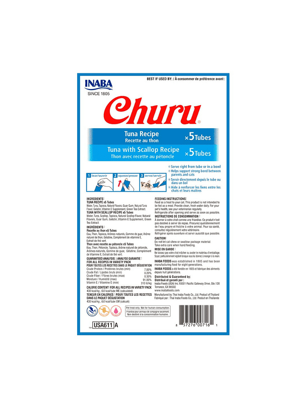 Churu Atun y Atun Ostion 10u 2