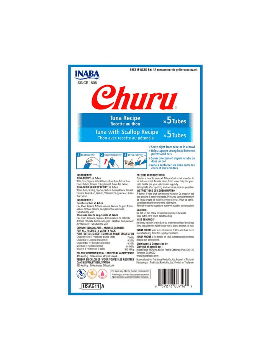 Churu Atun y Atun Ostion 10u 2