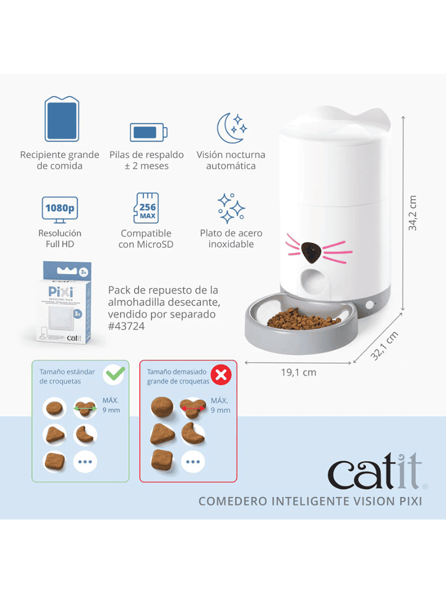 Catit Pixi Comedero Smart Vision 6