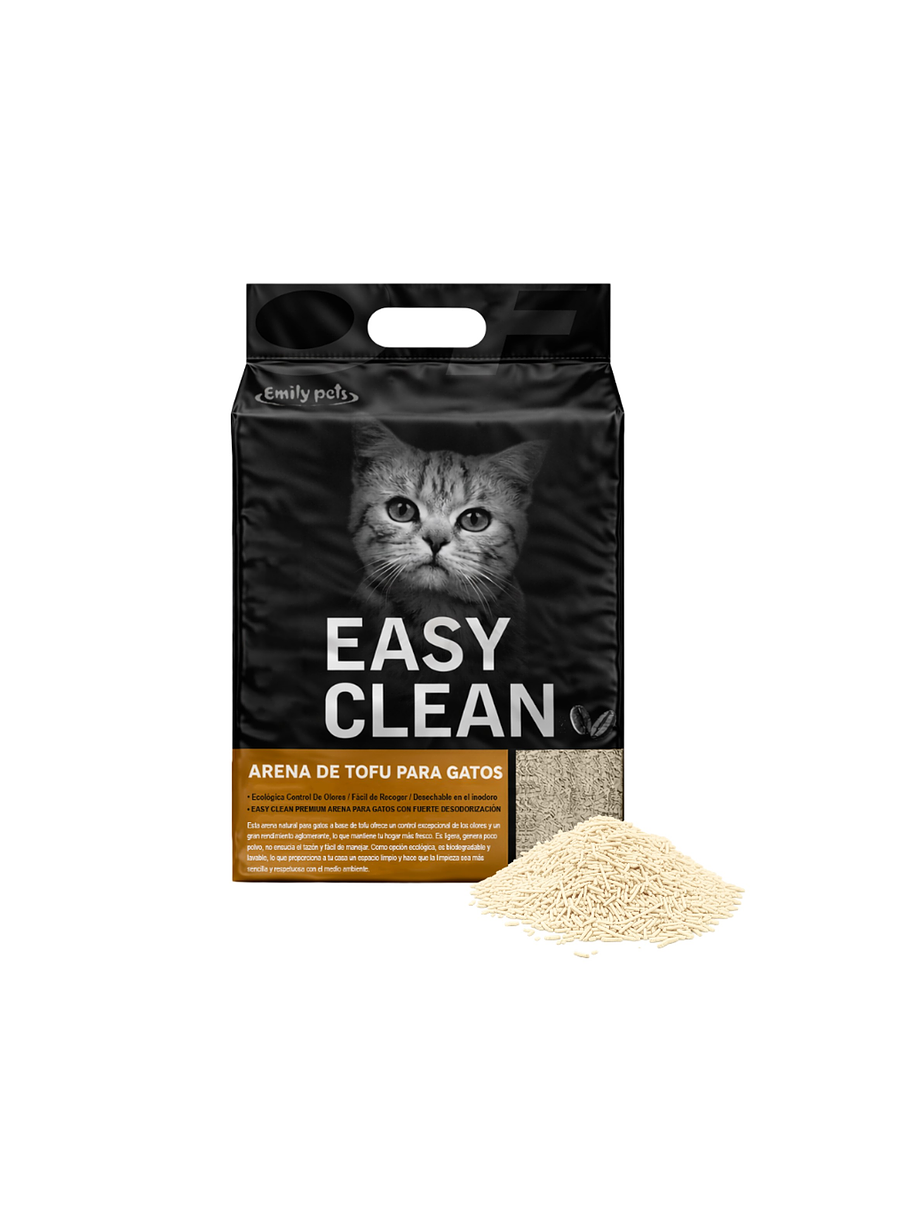 Easy Clean Arena de Toffu Aroma Café 2Kg 6L 1