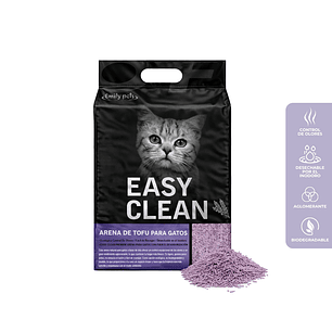 Easy Clean Arena de Toffu Aroma Lavanda 2Kg 6L