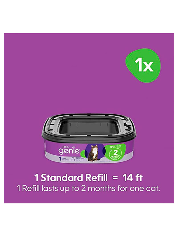 Litter Genie Refill Pack 3 Repuestos de Bolsas Multicapa 4