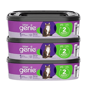 Litter Genie Refill Pack 3 Repuestos de Bolsas Multicapa