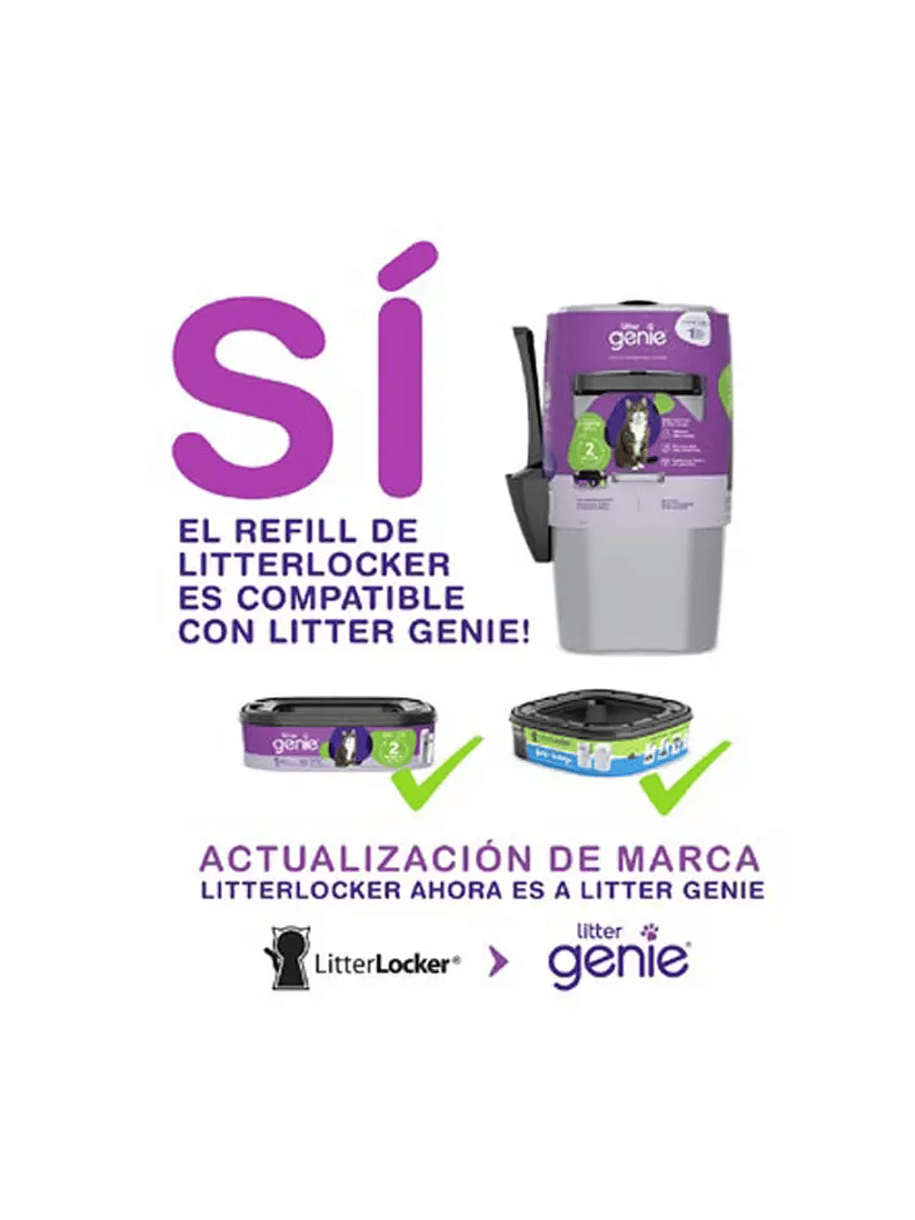 Litter Genie Refill Pack 3 Repuestos de Bolsas Multicapa 3