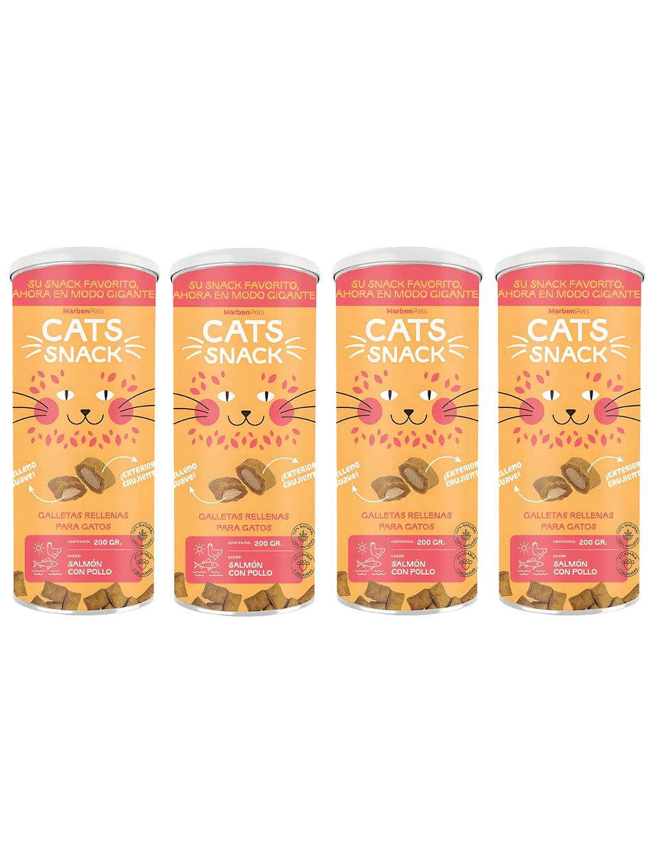 Cats Snack Maxi Variedades Pack 4 Tarros 3