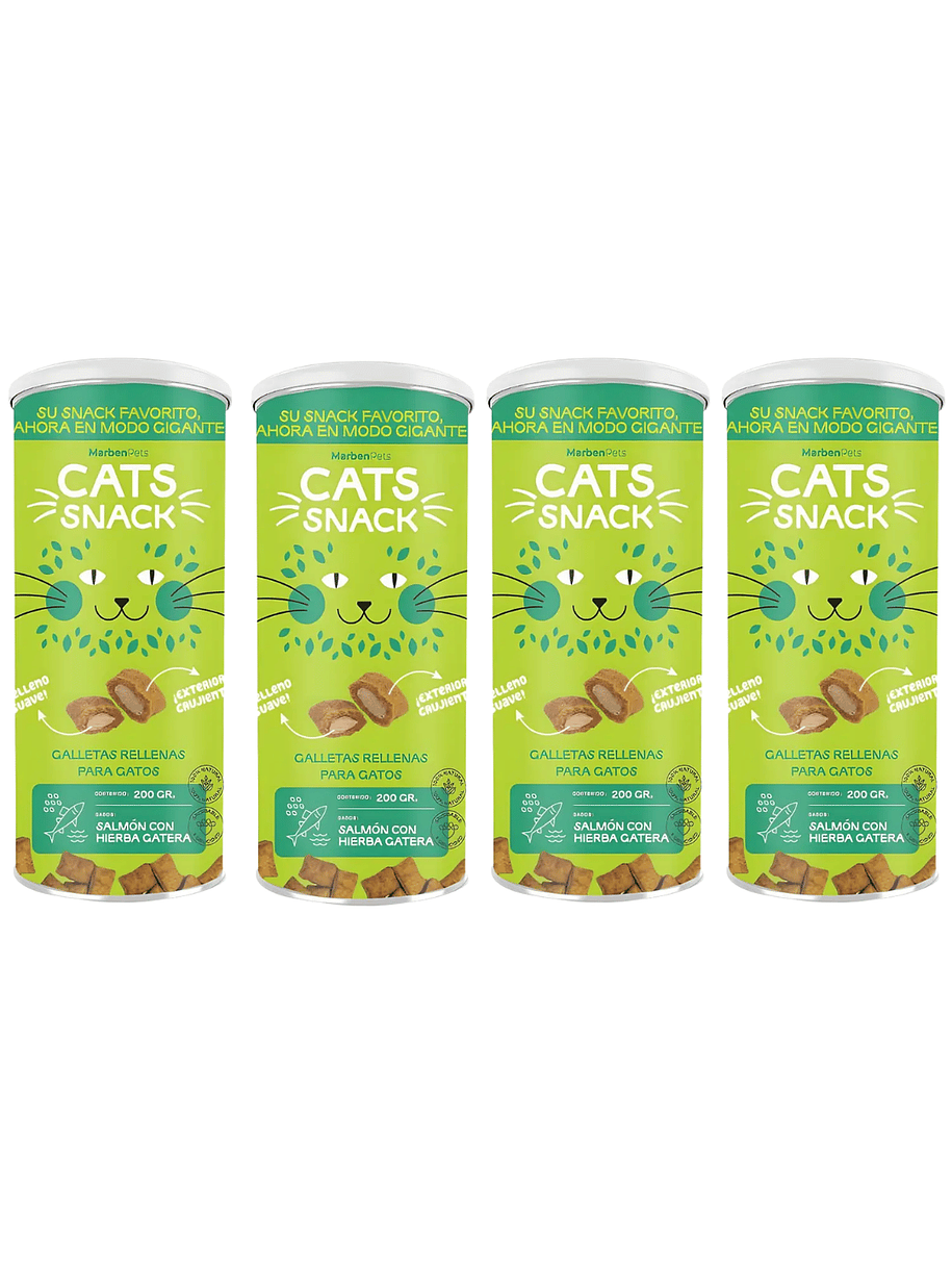 Cats Snack Maxi Variedades Pack 4 Tarros 2
