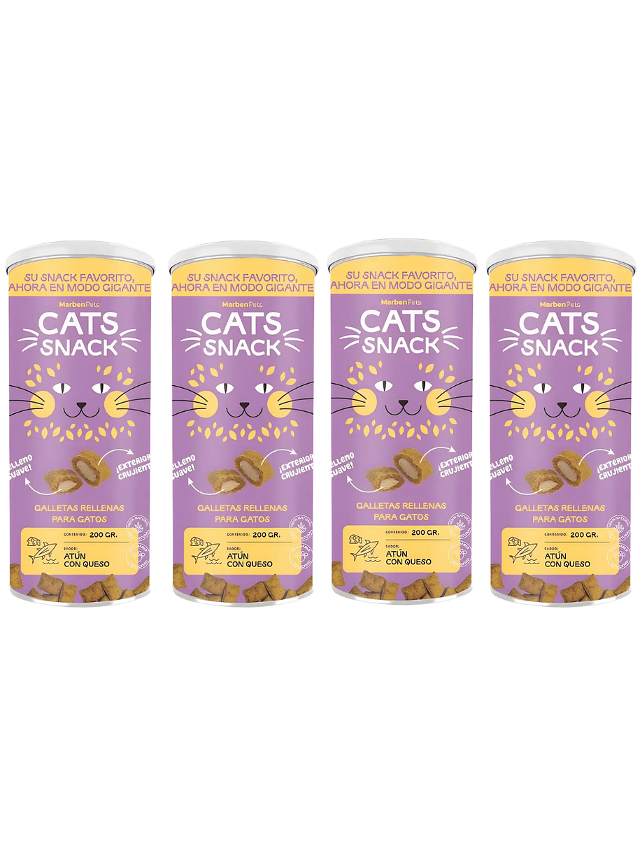 Cats Snack Maxi Variedades Pack 4 Tarros 5