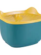 Fuente de Agua para Gatos Diseño Orejas Color Verde Amarillo - Miniatura 1