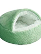 Cama Cueva Iglú Verde Para Gatos - Miniatura 1