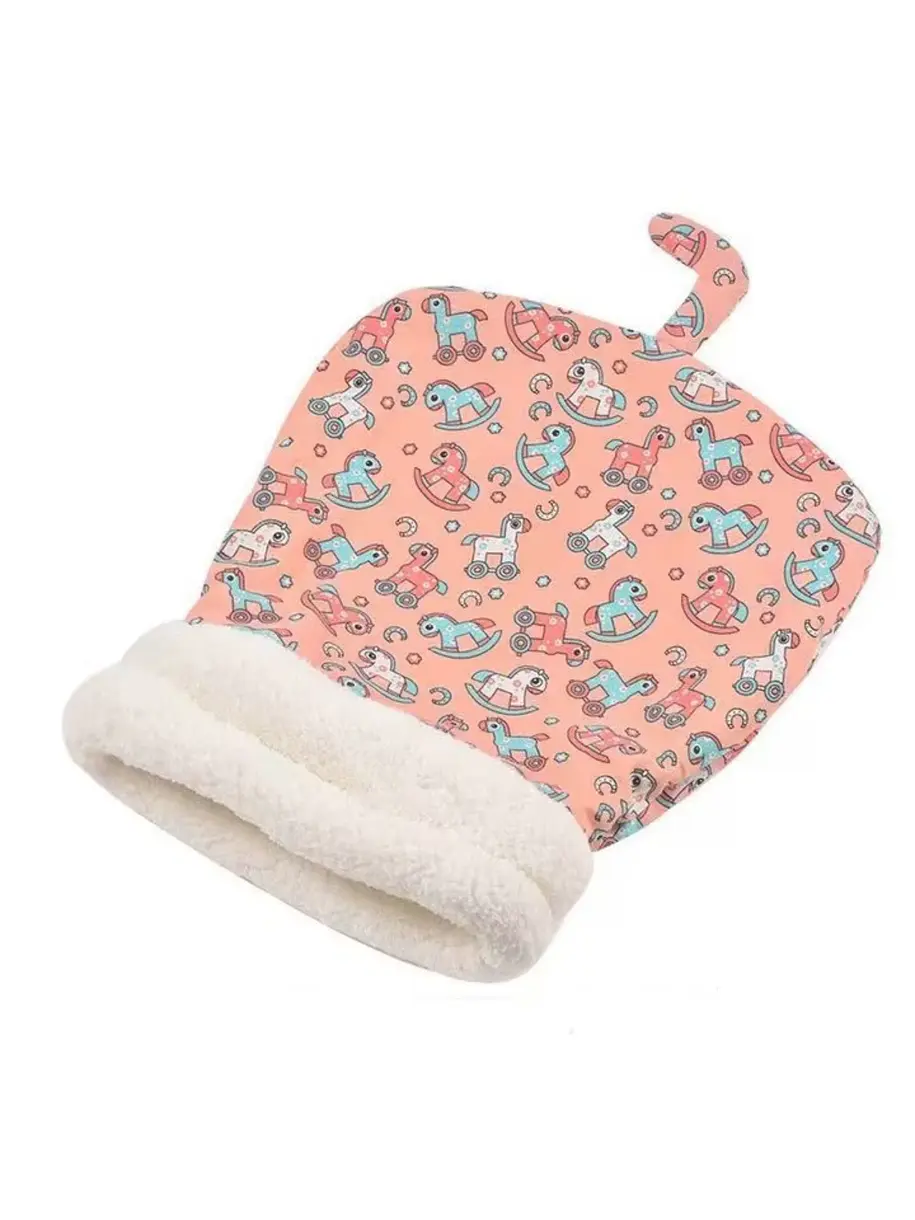 Saco De Dormir Para Gatos Diseño Rosado Ponys 2