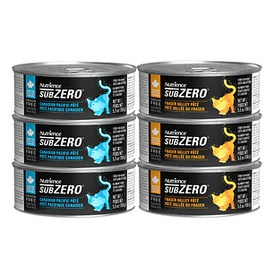 Pack 6 Latas Nutrience Subzero Gato Variedades
