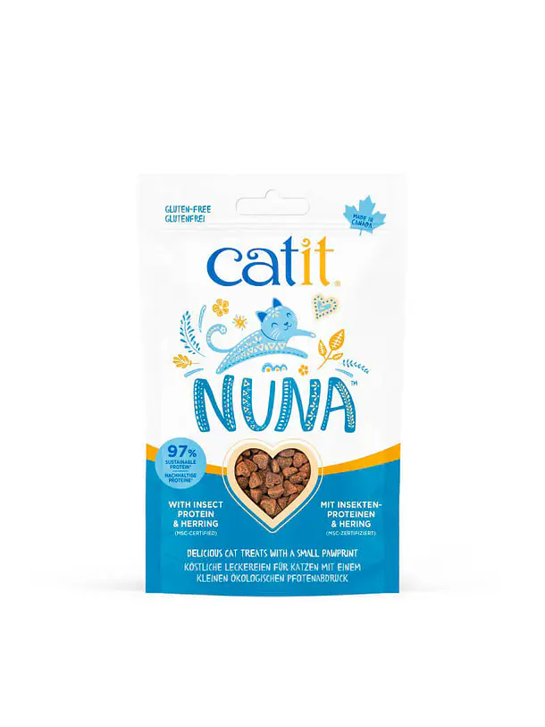 Catit Nuna Snack de Proteína de Insecto y Arenque 1