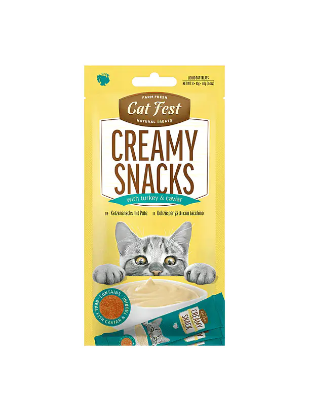 Cat Fest Creamy Caviar Pavo 1